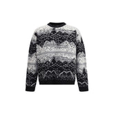 Laneus Gray Merino Wool Sweatshirt